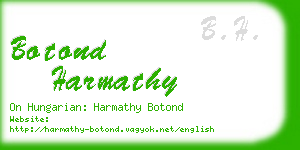 botond harmathy business card